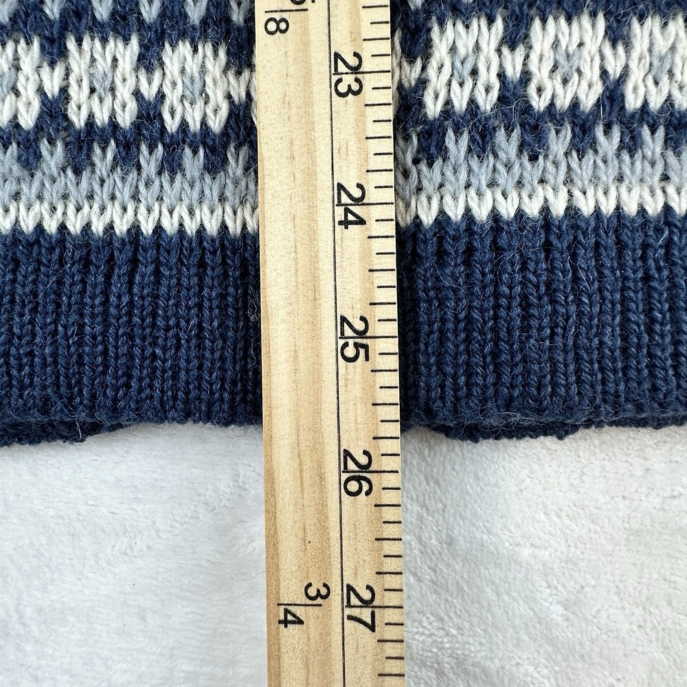 Vintage Siril Norway 100% Wool Cardigan Womens L** Nordic Fair Isle Metal Clasp - Picture 6 of 7